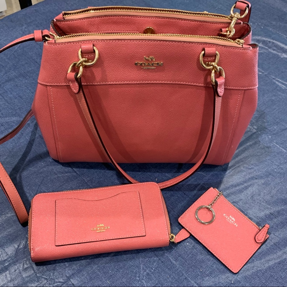 Coach Purse, wallet, coin purse set